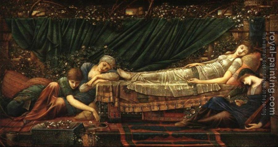 Sir Edward Coley Burne-Jones : Sleeping beauty